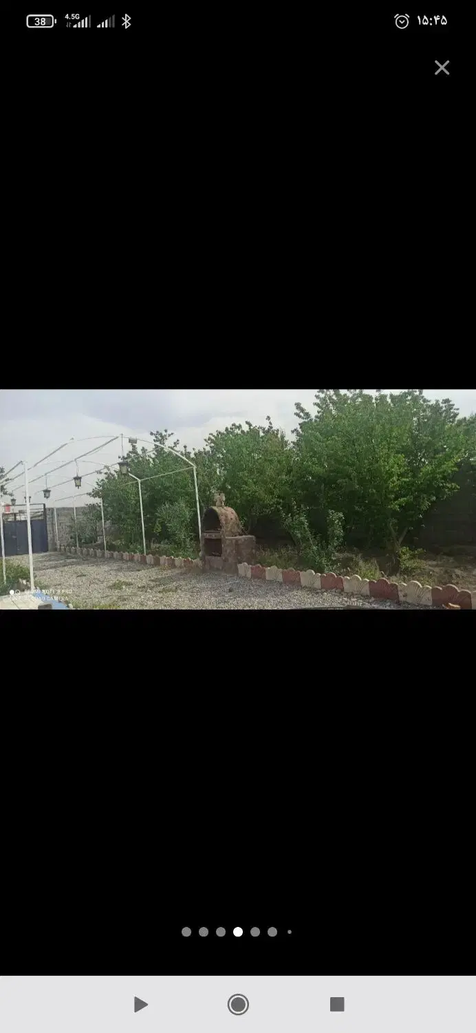 باغ هزار متری با بنای قدیمی  ( انجم آباد)