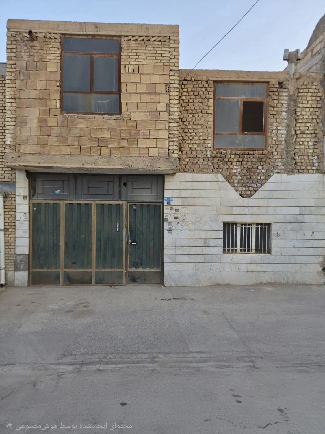 منزل هواری دارای پروانه ساخت