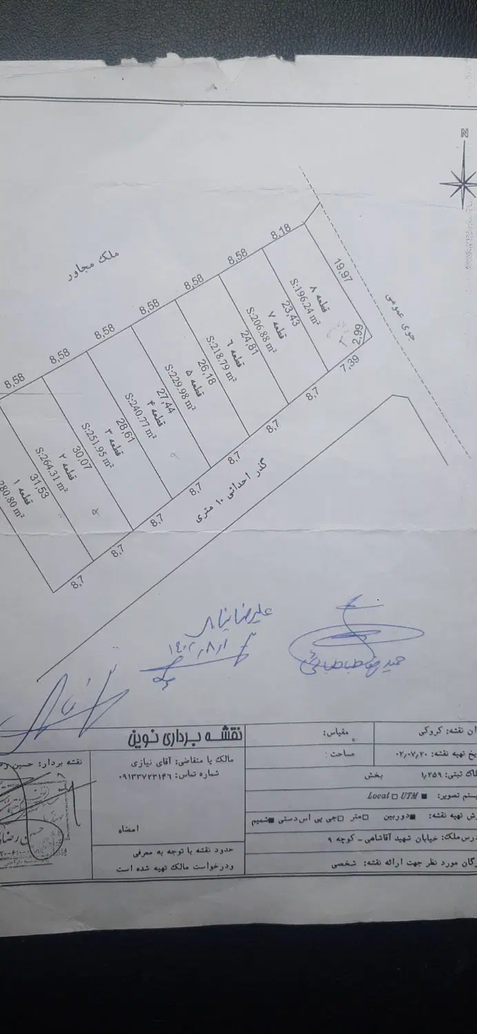 زمین بلوار مادر