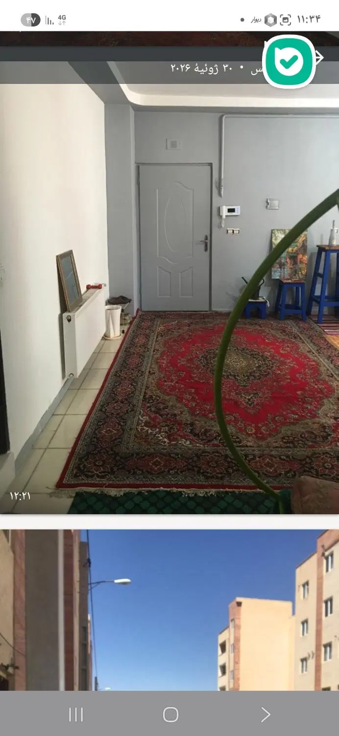 ۸۵ متر مسکن مهر مهرآباد_ پارکینگ انباری