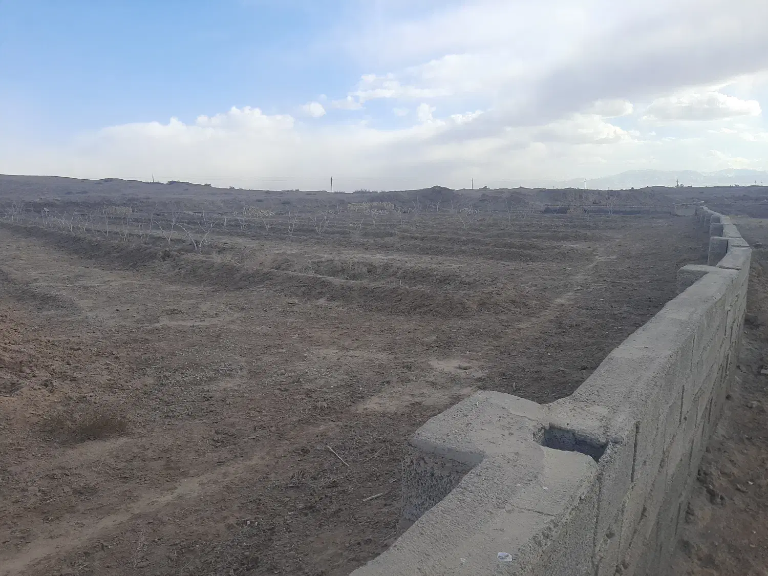 زمین مناسب باغ با موقعیت عالی