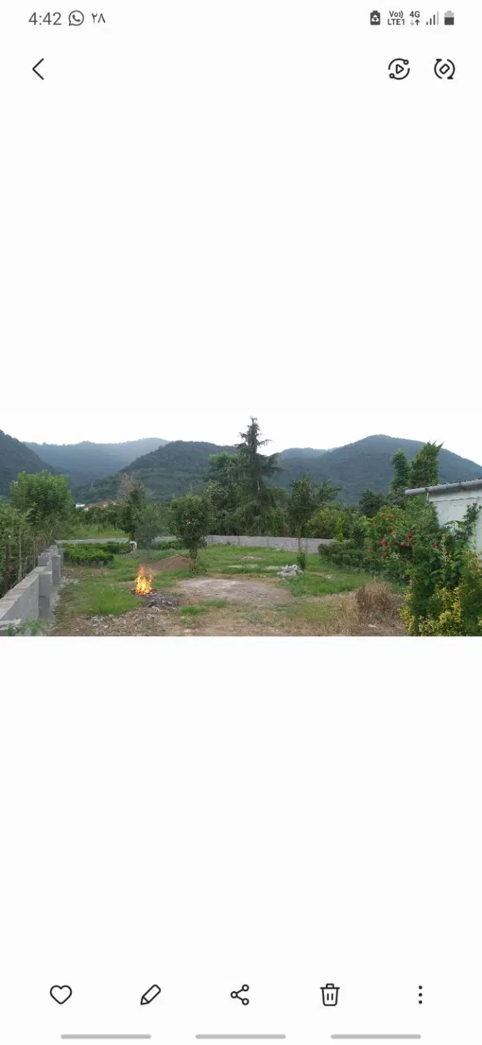 زمین ۵۰۰ متری کبوتر آبکش