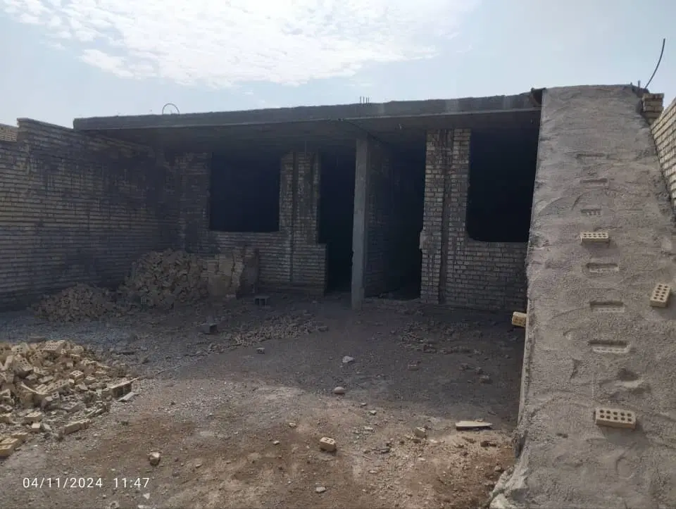 خانه نیمه ساخته شهرک نور