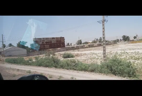زمین ۳۰۰ متری جنب کارخانه رنگ توپ شیراز