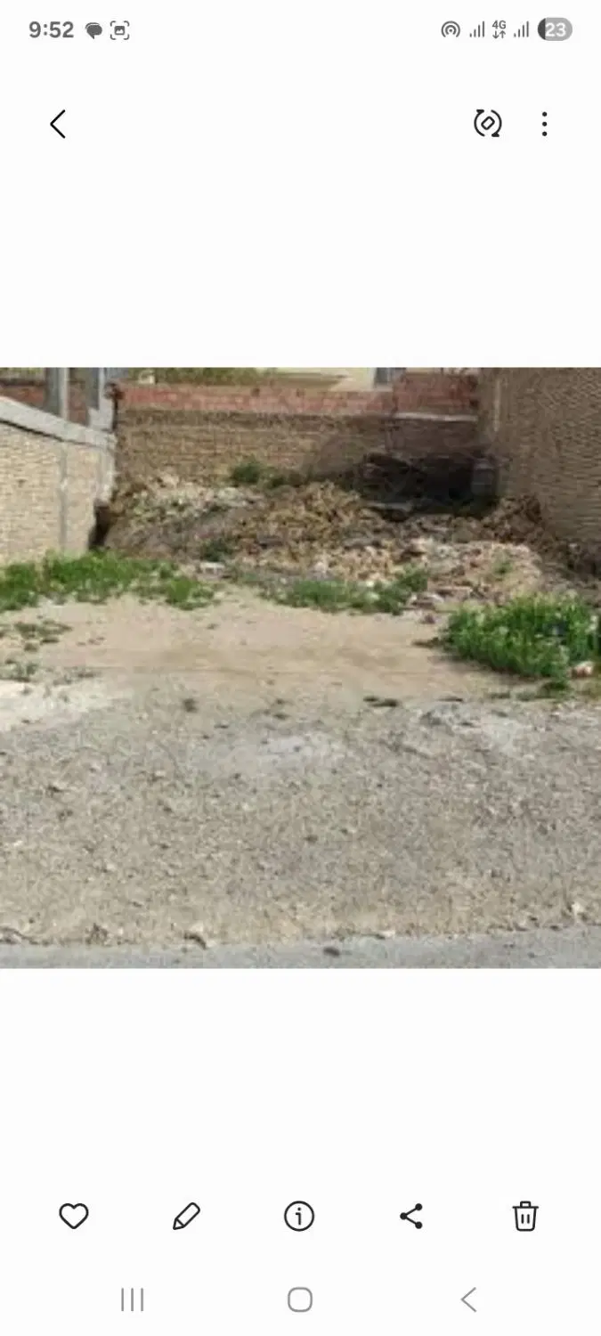 قطعه زمین مسکونی در حاجی بهزاد