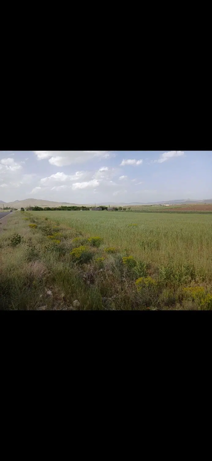 زمین روستای ده نصیر بر جاده‌ ی سور