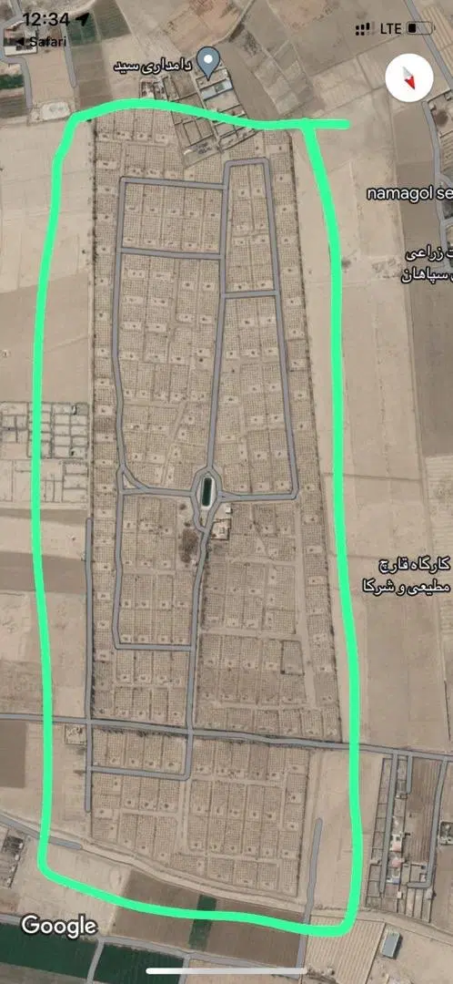 زمین دهکده پزشکان شقایق