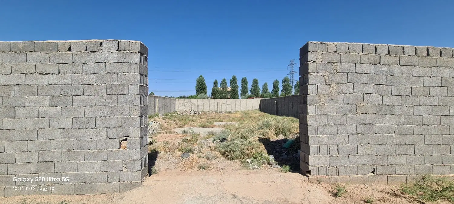 زمین فروشی مساحت۵۰۴ متر در شورقلعه ماهدشت