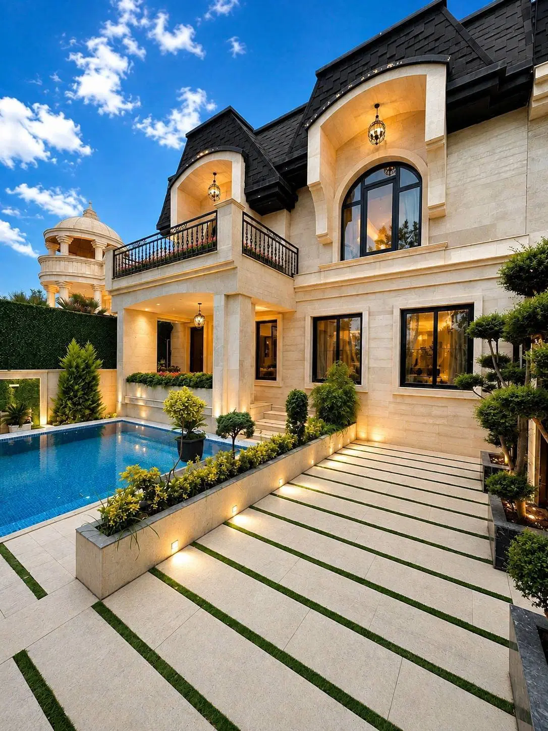 کاخ اعظم نماانگلیسی تاپ لوکیشن ۳۰۰متری نور_کل۱۷م