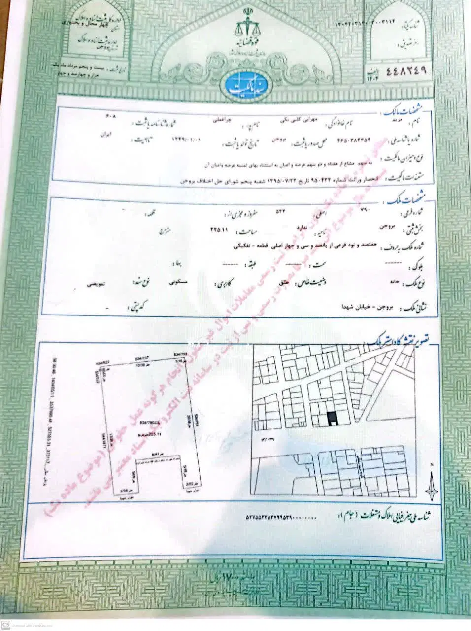 زمین گلنگی و بر تجاری