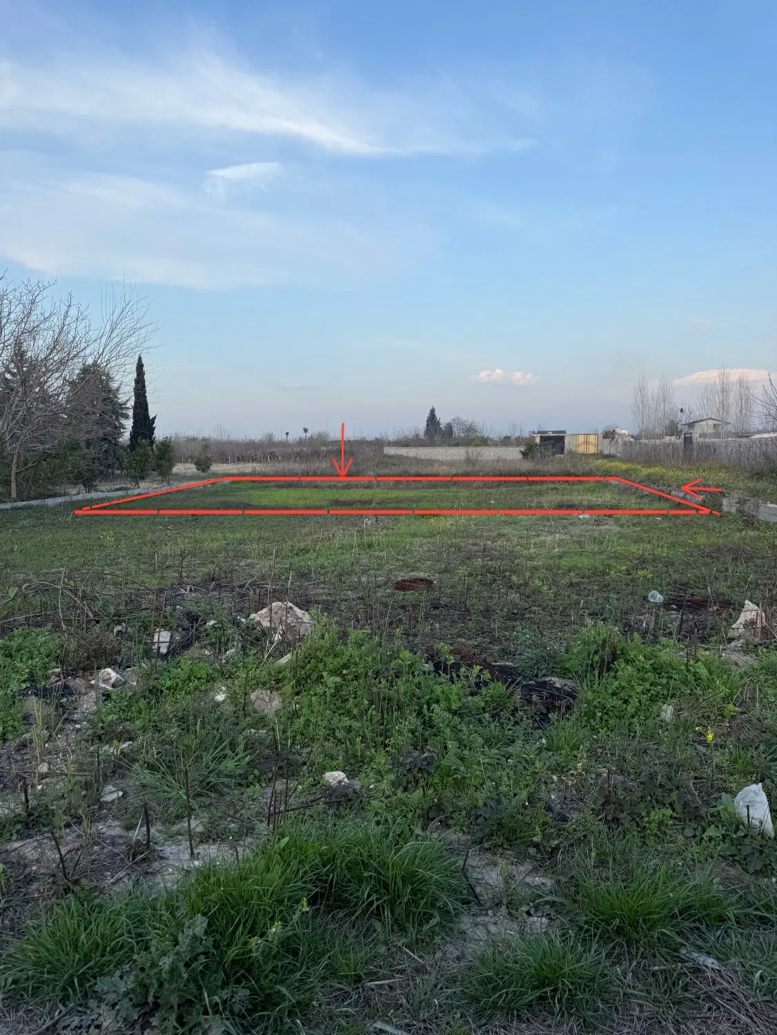 ۳۰۰ متز زمین نزدیک بافت در روستای دیوکتی