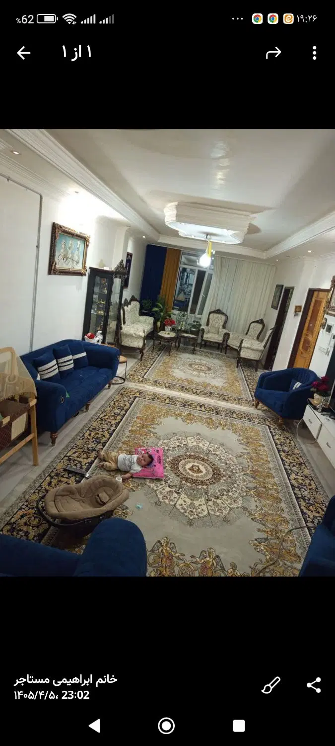 آپارتمان اجاره طبقه دوم بدون پارکینگ تازه ساخت