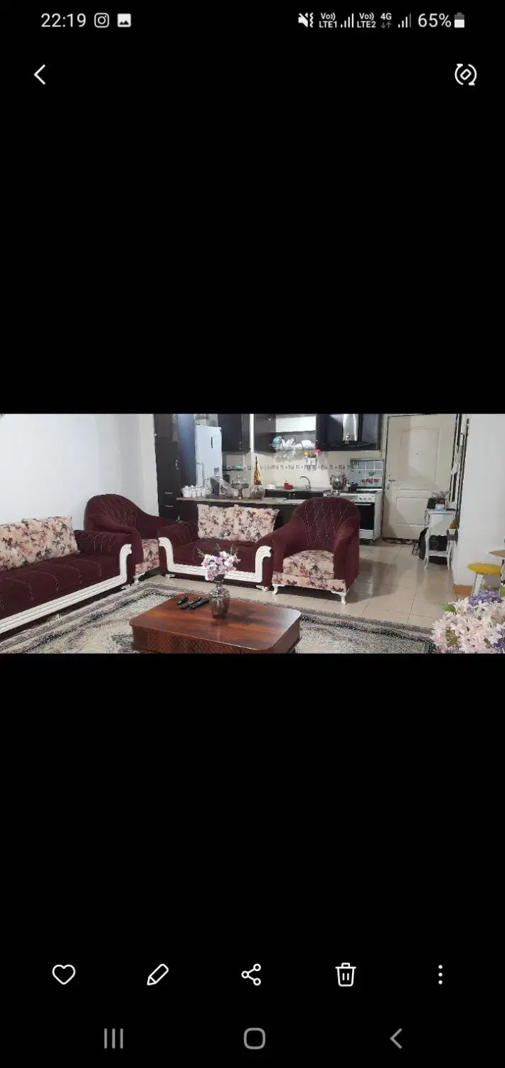 آپارتمان75 متری توشیبا کوچه سندی