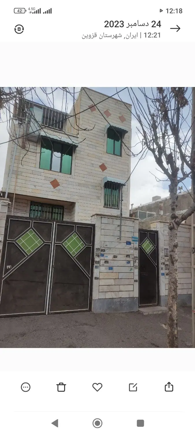 فروش خانه ۳ طبقه در محموداباد نمونه