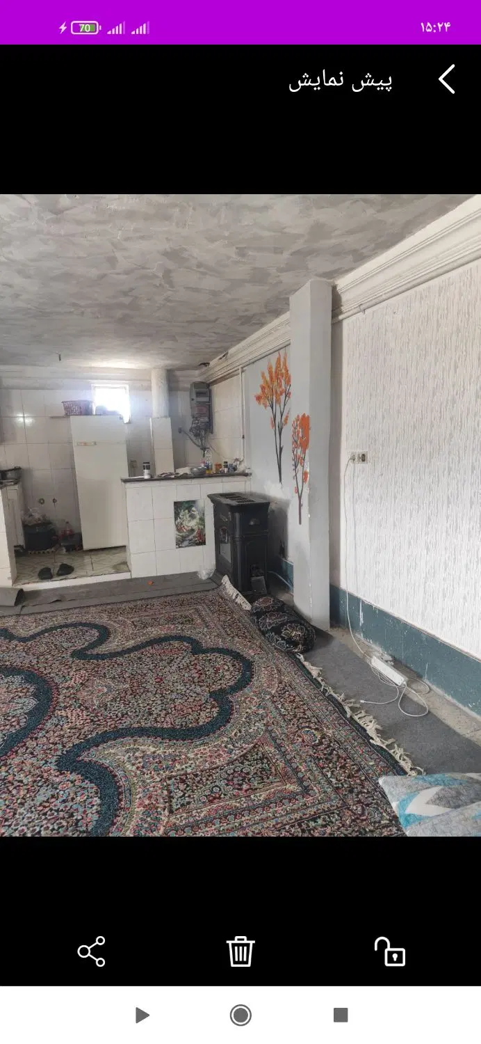 خانه اجاره طبقه سوم گاز کشی