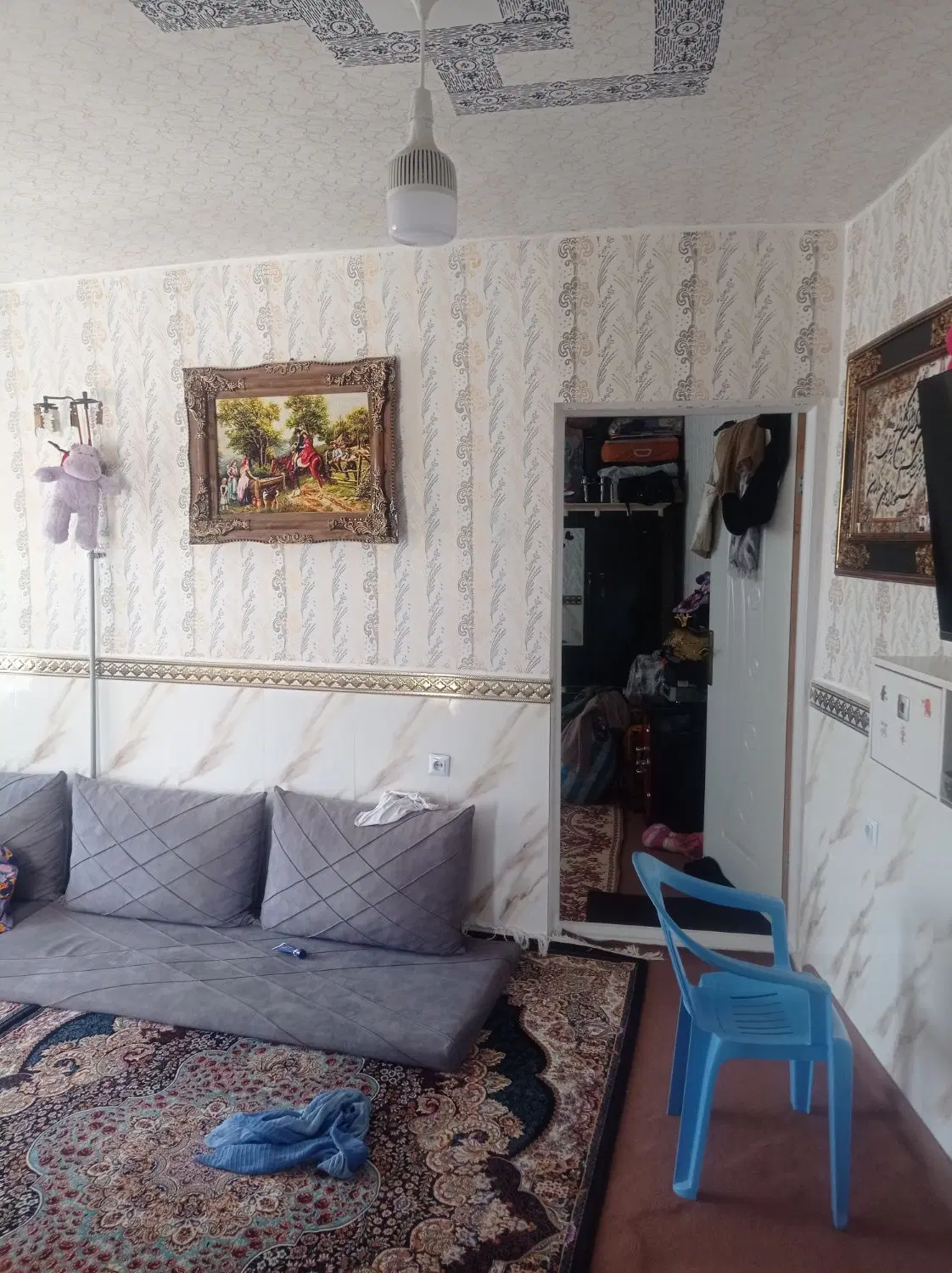 خانه حیاط دار دو کله دو طبقه کشتارگاه نزدیک بازار