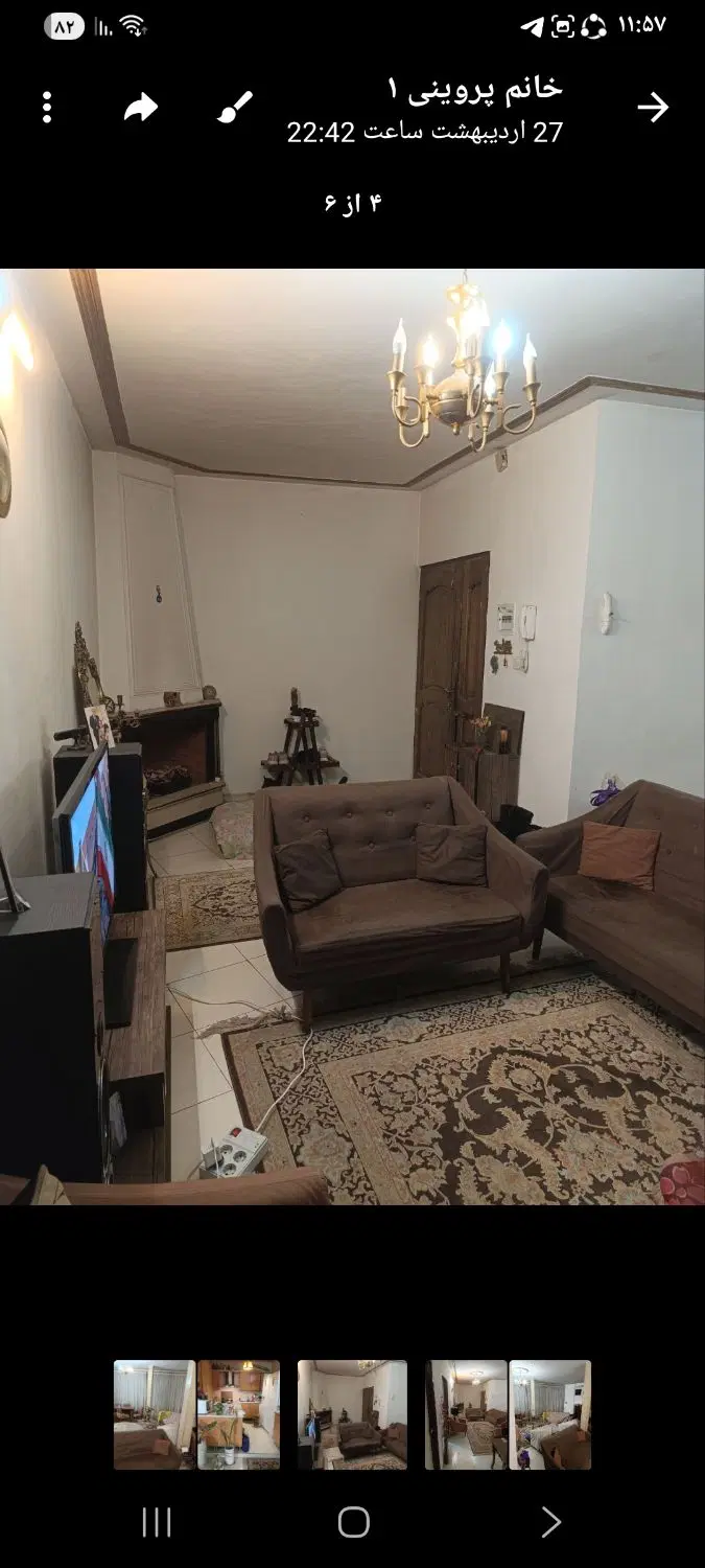 اجاره آپارتمان ۹۰ متری دوخوابه نقاشی شده