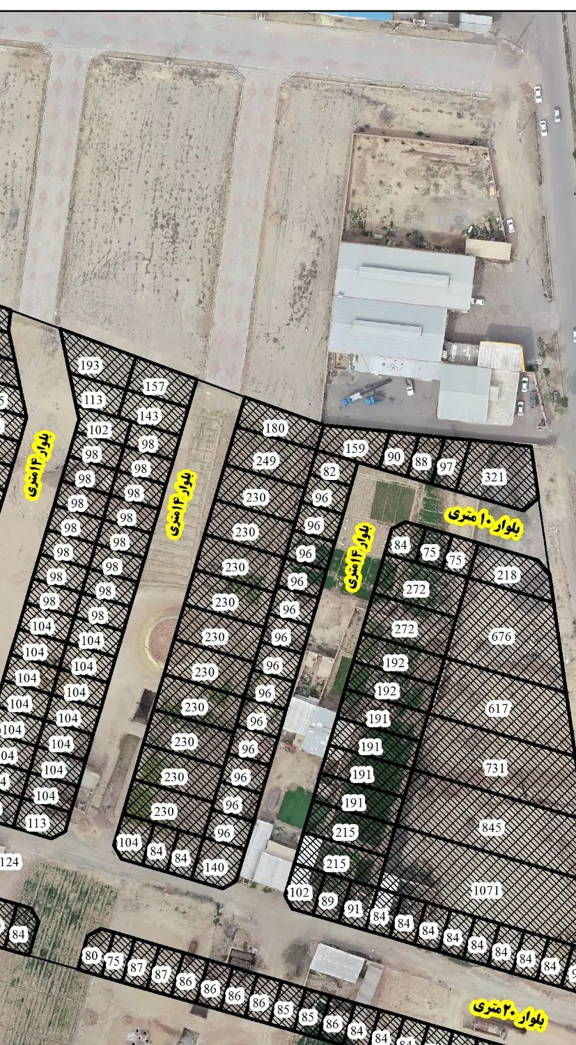 فروش زمین تجاری در شهرک پارسیان ( میدان اربابی)