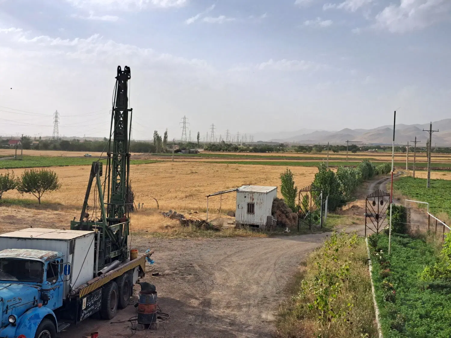 باغ در جاده تهران نرسیده به روستای اسکندر