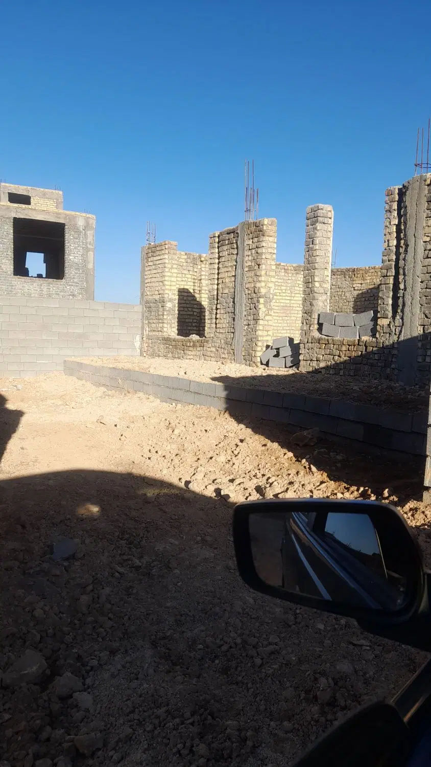 اسکلت بتنی دیوار چینی آجری