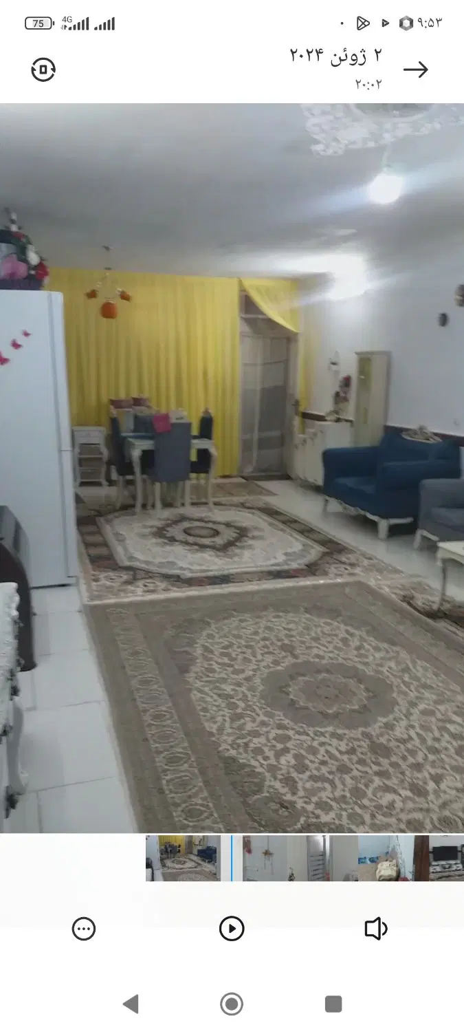 100متر یک خواب ماشین رو شیک