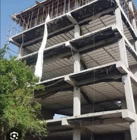 ۹۰ متر گذرنامه در مرحله اسکلت