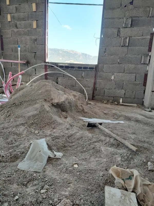 تهاتر ساخت سقف   با زمین کمربندی موردراز