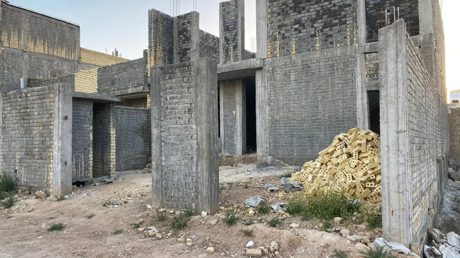 اسکلت دوطبقه