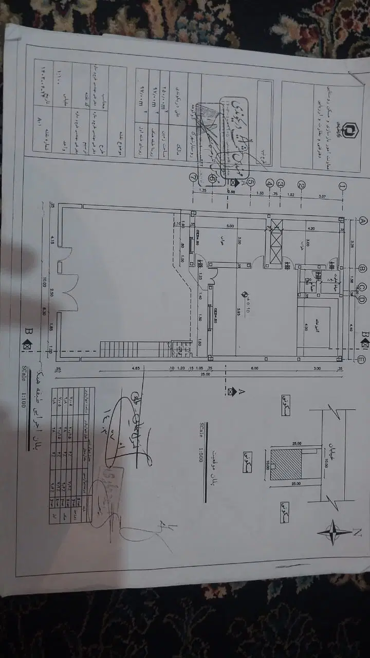زمین 75متری  کوی آزادی