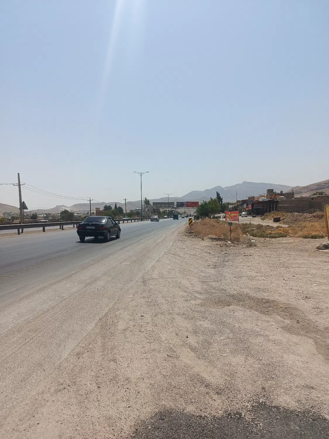 زمین تجاری بر رو اتوبان برمشور