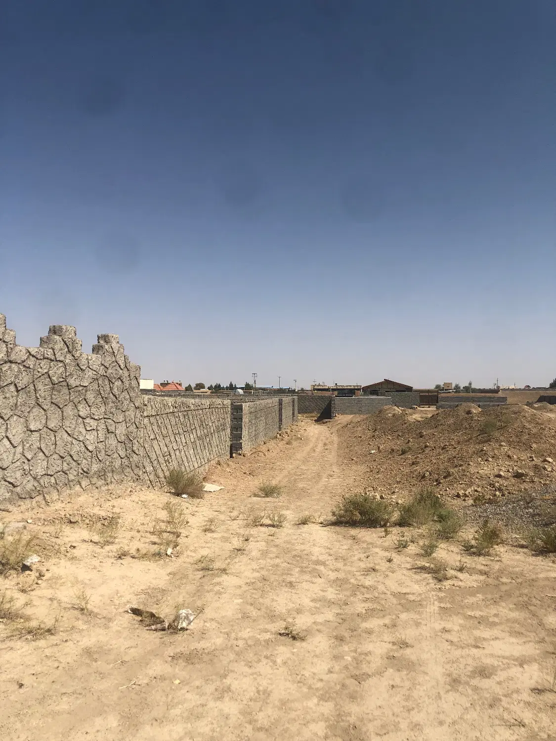 زمین کشاورزی _ چهار دیواری
