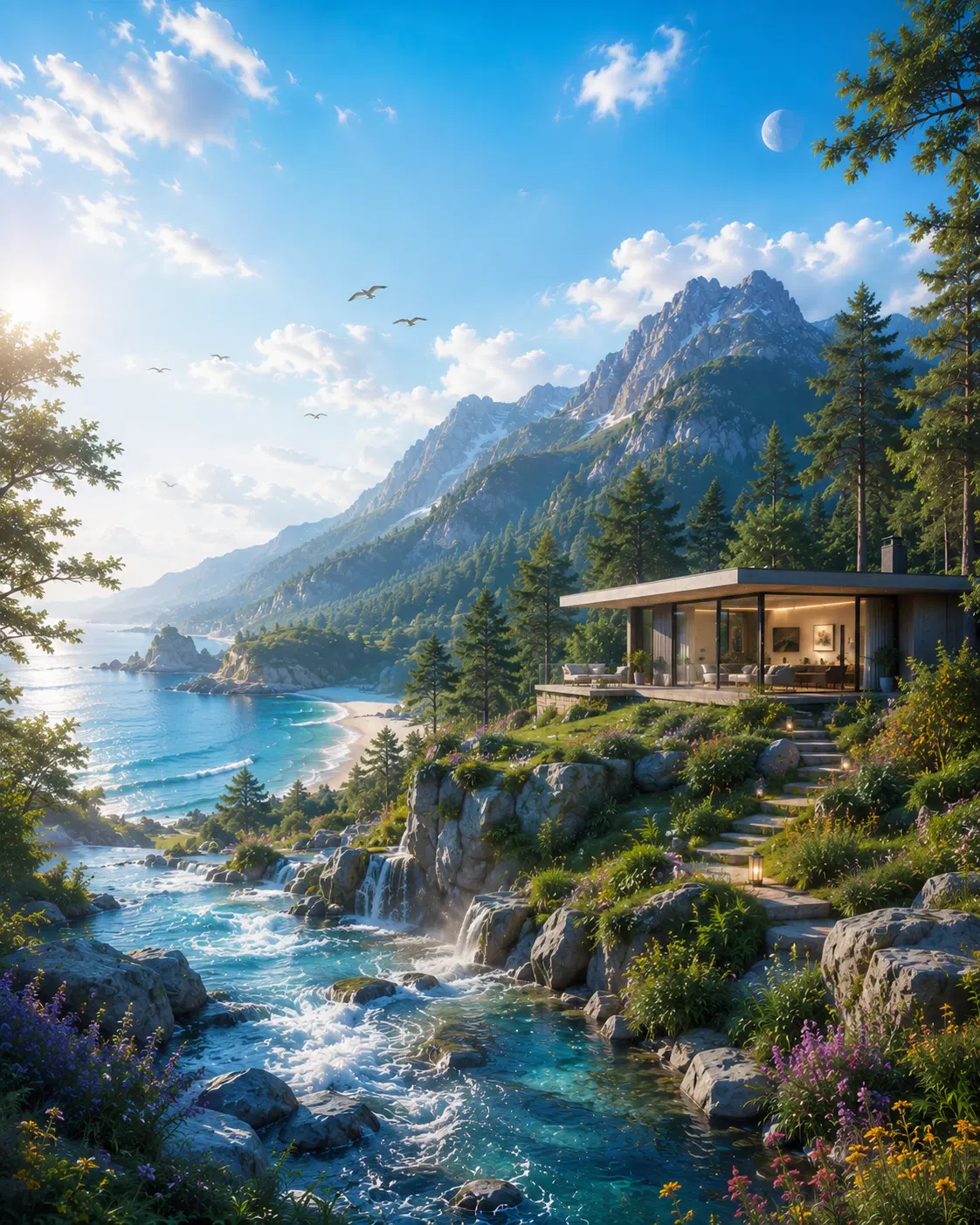 زمین باغی جمال اباد کقری ملکی۱۰۰۰متری