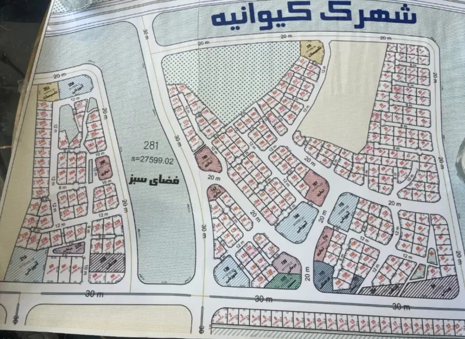 یک دانگ زمین شهرک معراج کیوانیه محمودآباد