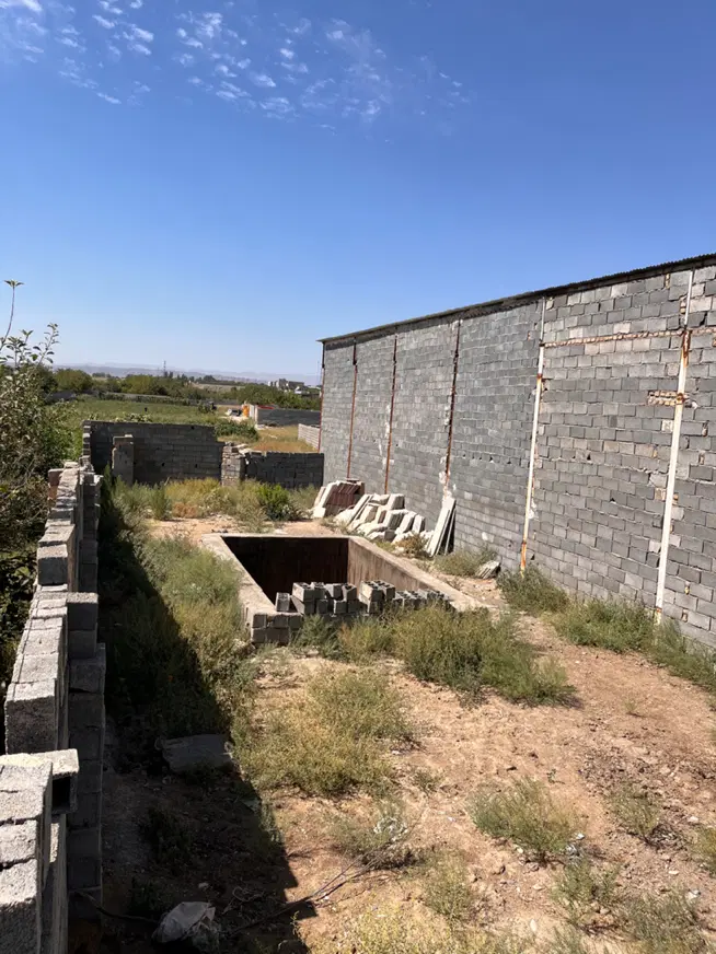 زمین دوممر کارگاهی سوله باغچه
