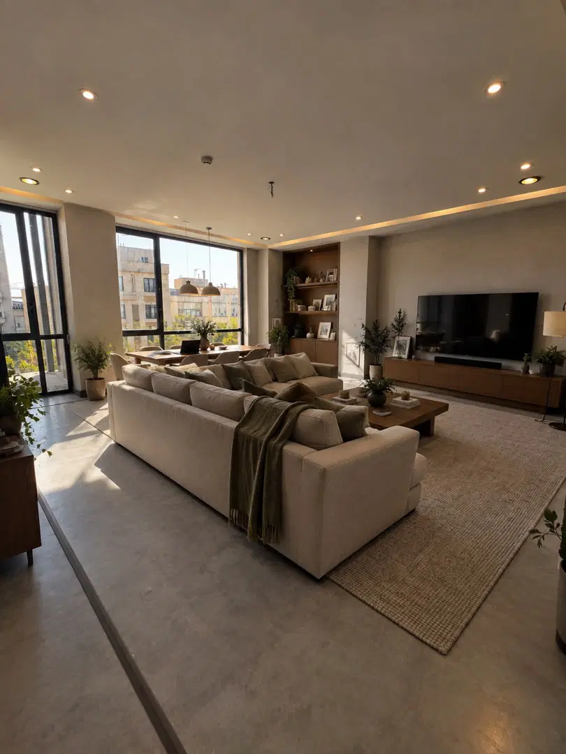 تاپ لوکیشن کامرانیه شمالی_۱۲۰ متر فول مدرن_۲خواب