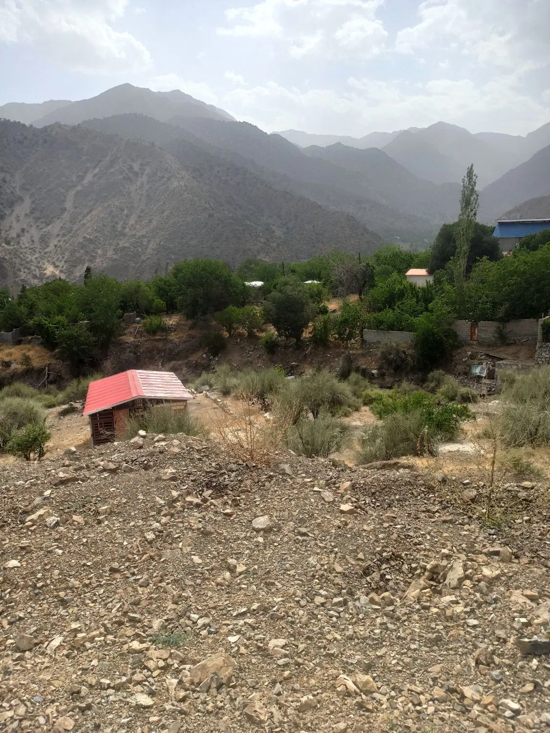 ۱۲قصب زمین معاوضه با ماشین