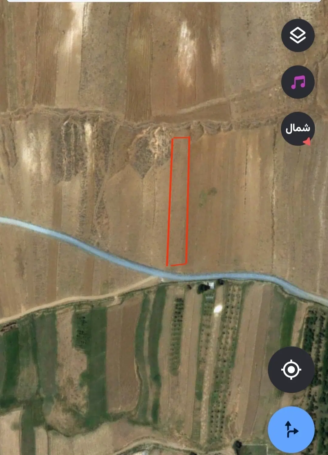 فروش یک قطعه زمین کشاورزی( نصرعلی بالا)
