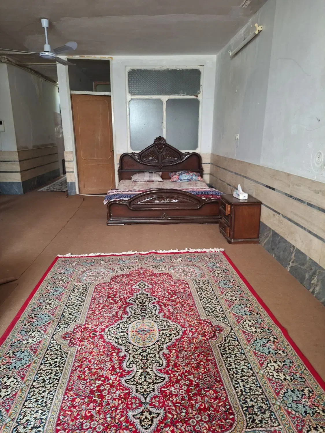 منزل مبله زیر همکف مناسب دونفر خانم یا خانواده