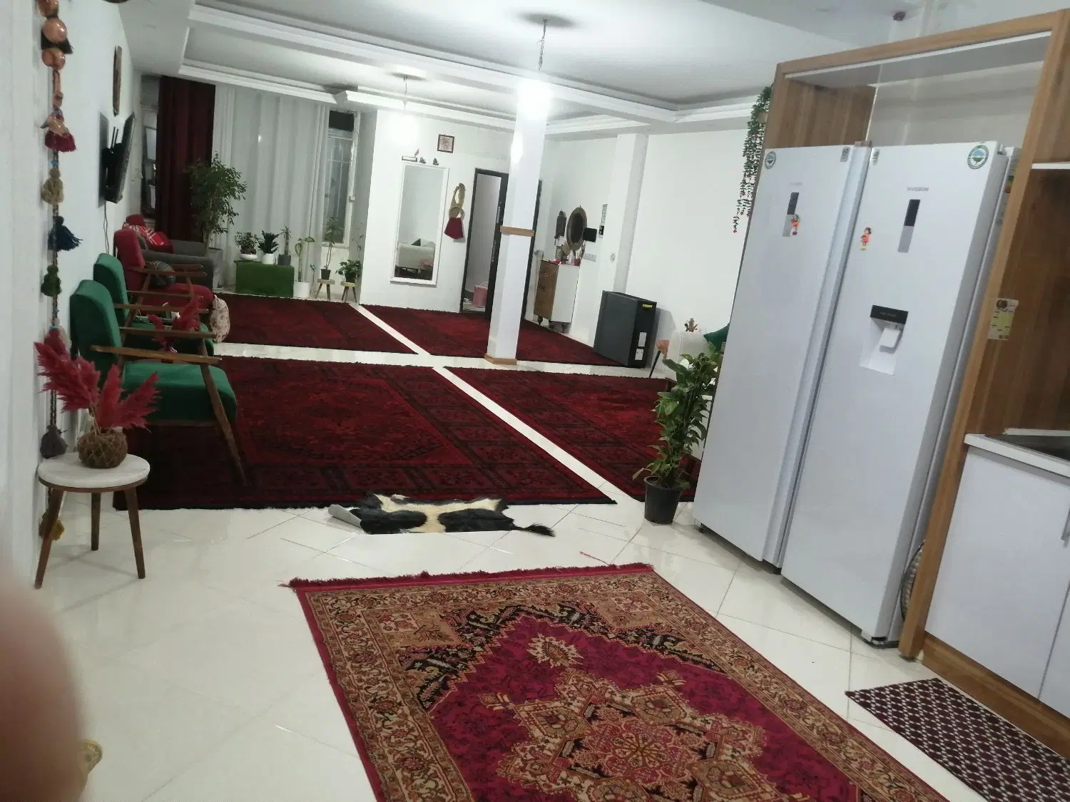 ملک تمام اسکلت  طبقه اول راه جدابا هوایی