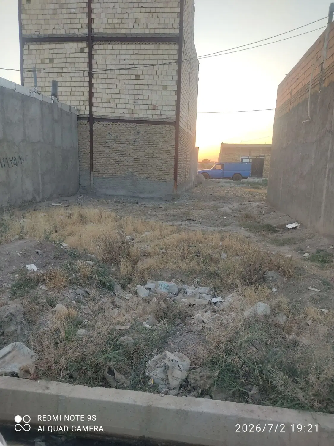زمین 103متر علی اباد
