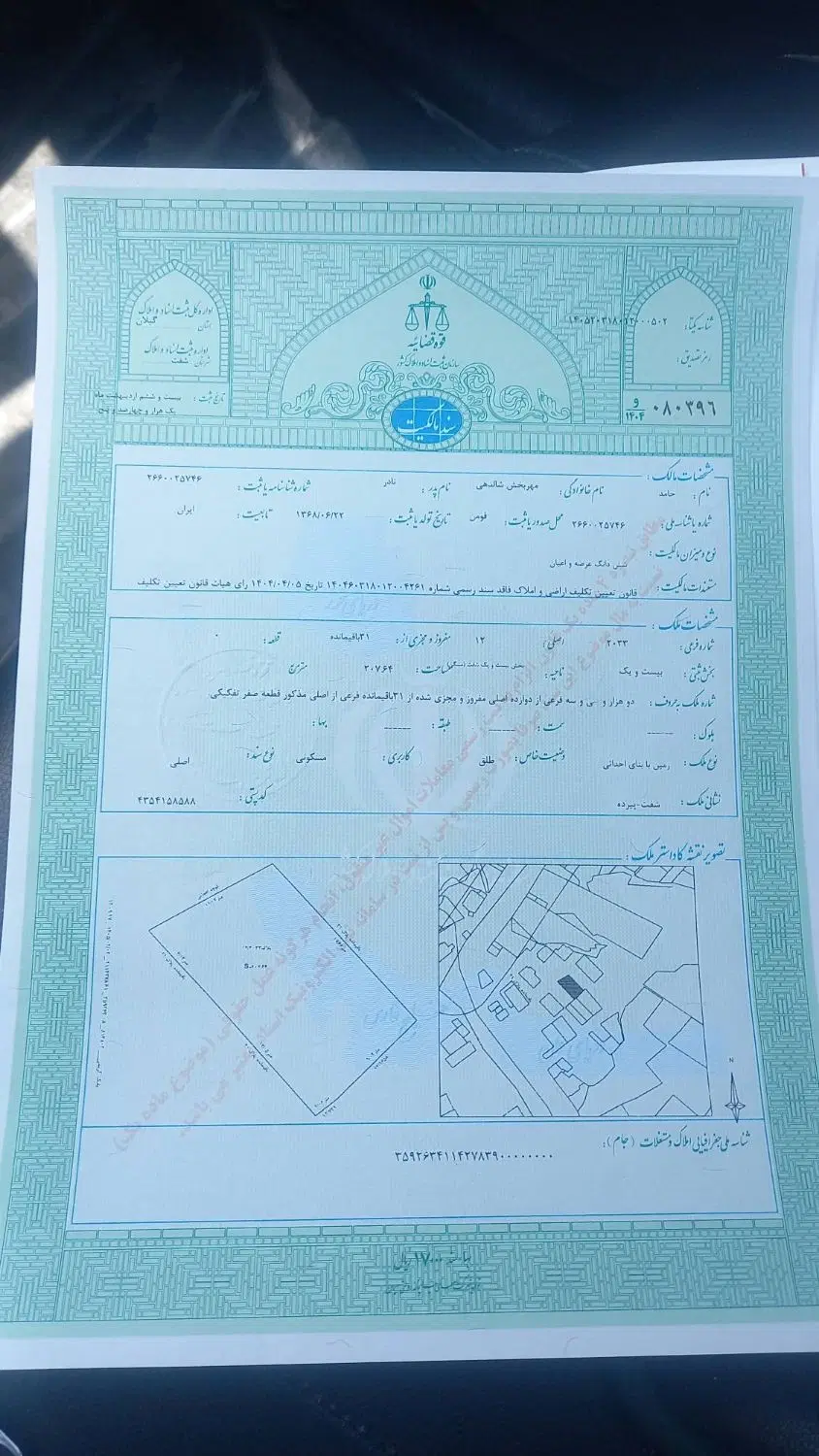 زمین سند دار