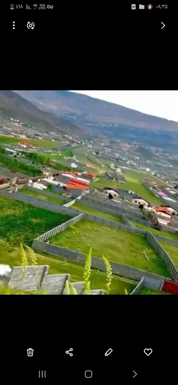 ۴۰۰متر زمین ویلایی دماوند گرمابسرد