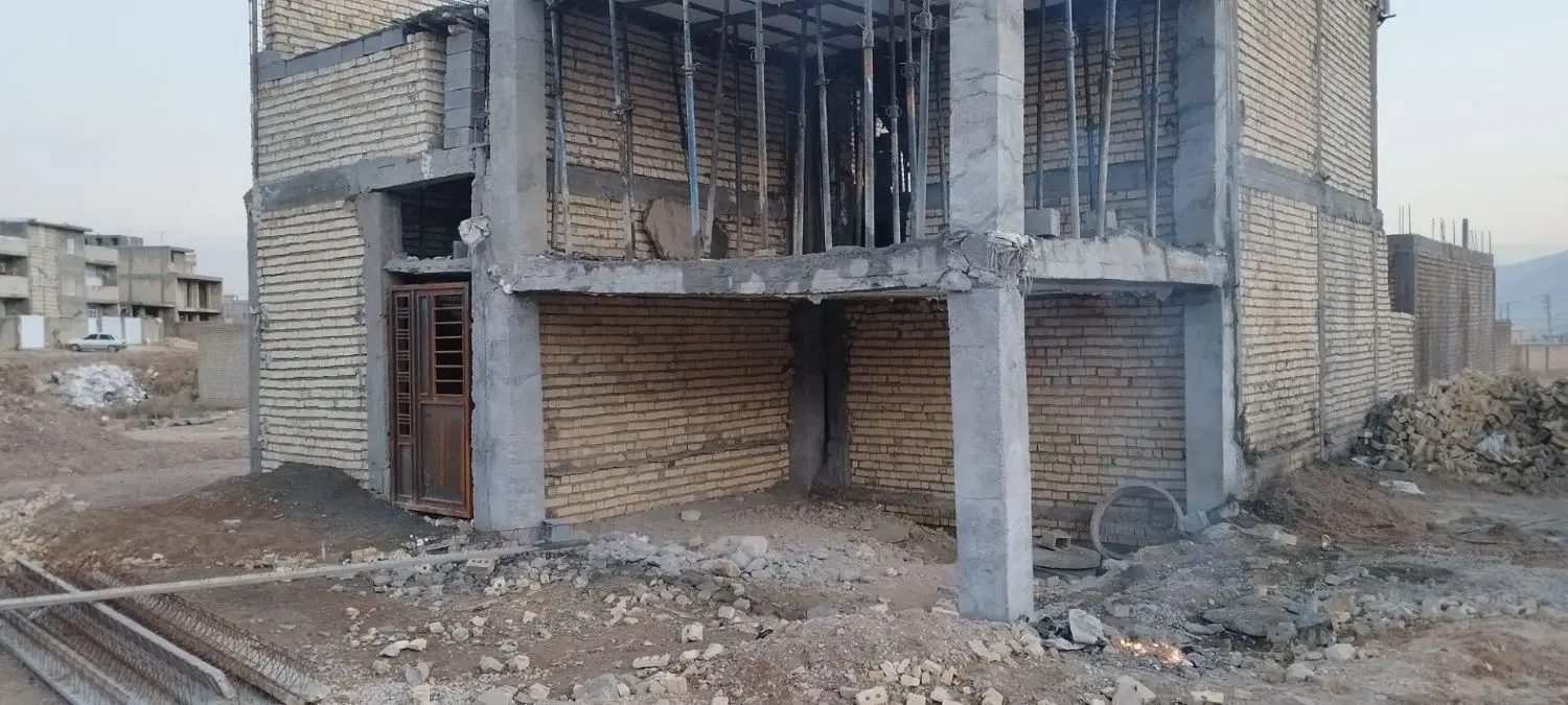 اسکلت و سقف دوطبقه