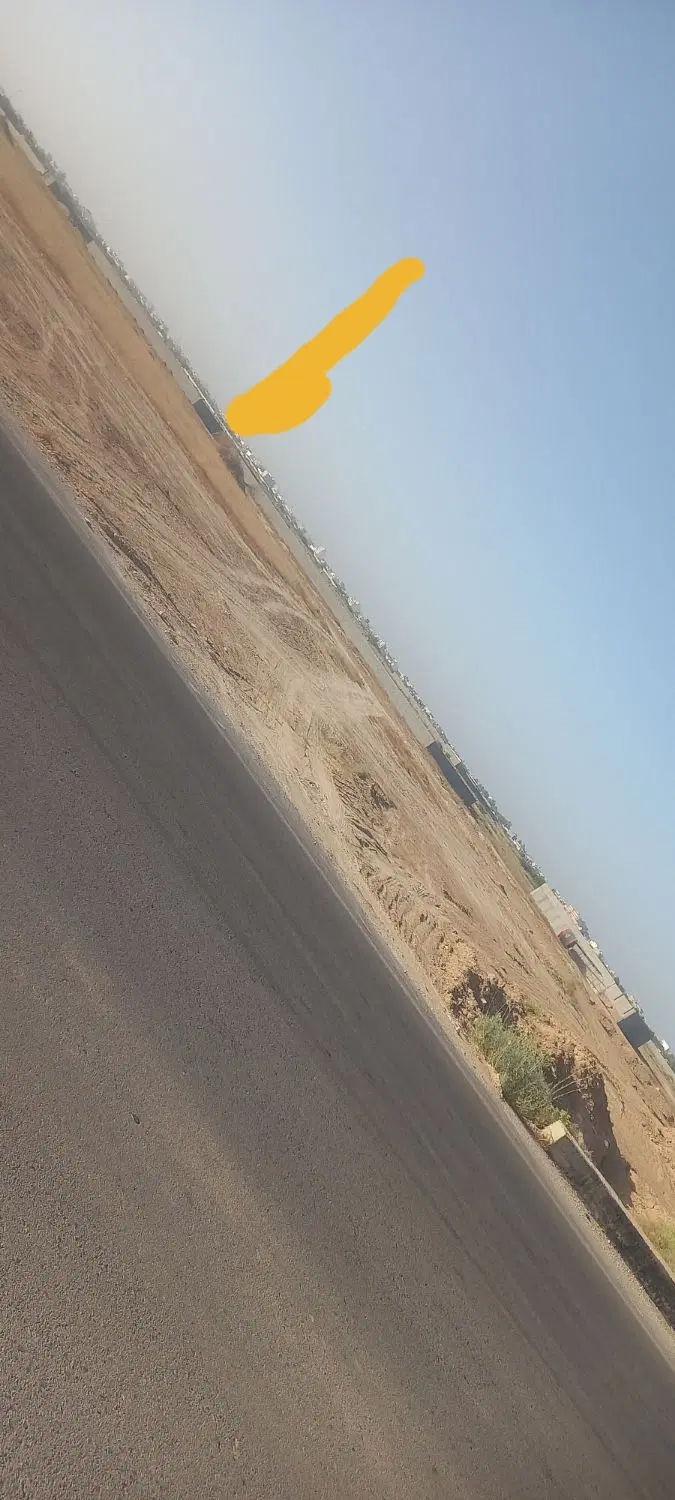 زمین باغ روبروی مالقاعدچسبیده به شهر