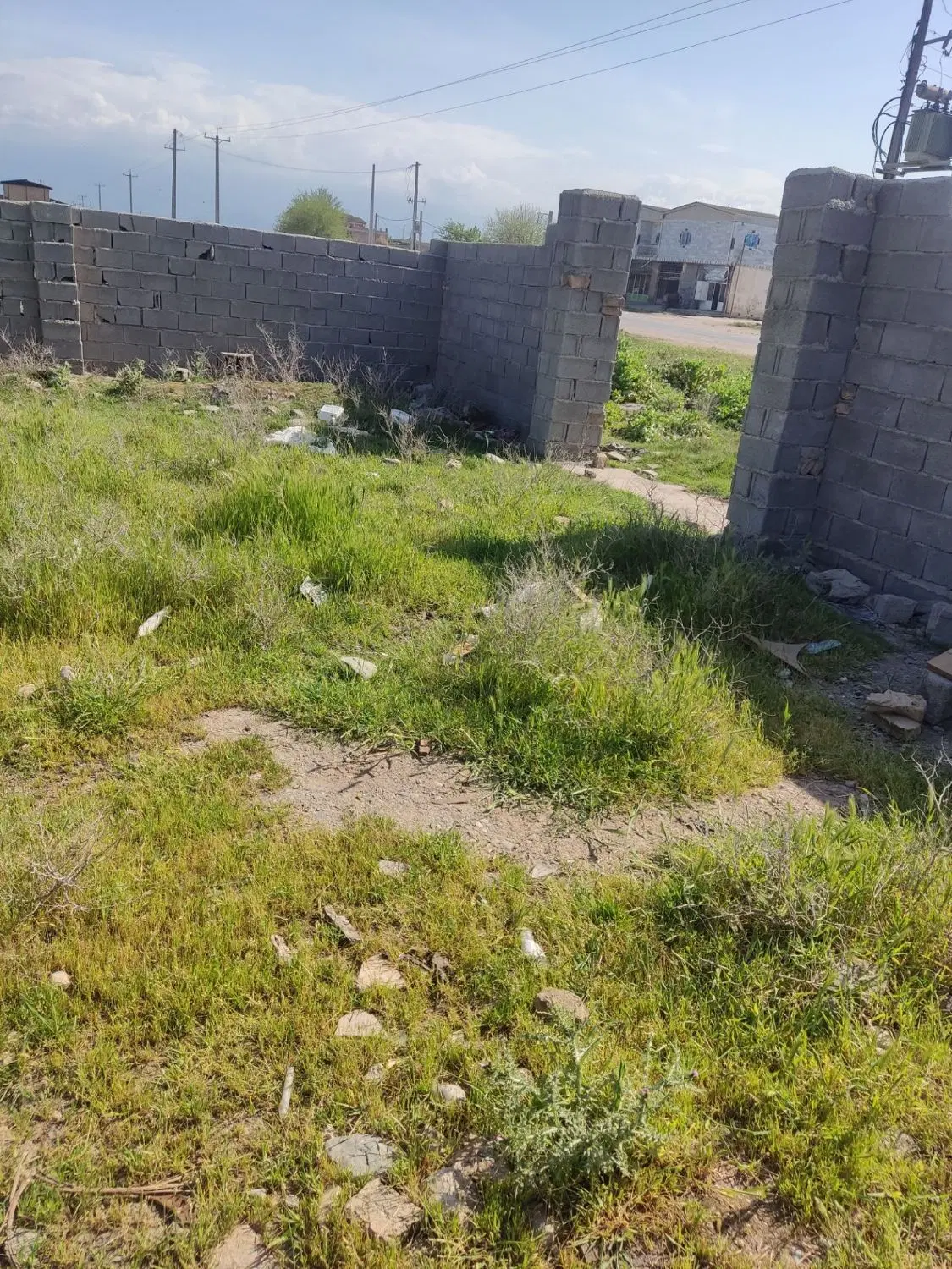 باسلام یک زمین540متر