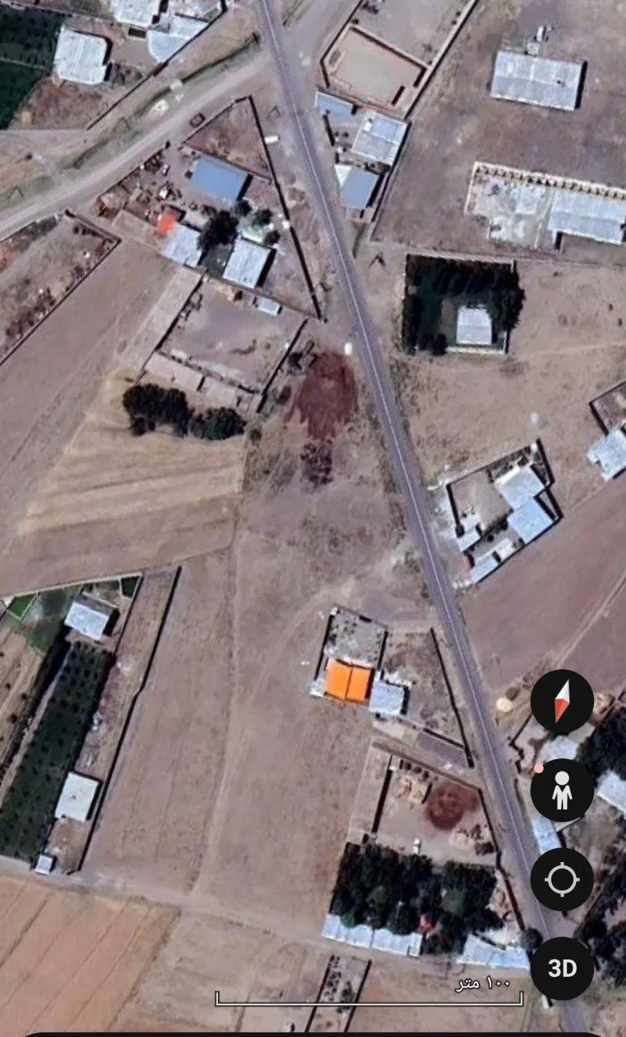 زمین به متراژ ۵۲۲ متر سراب
