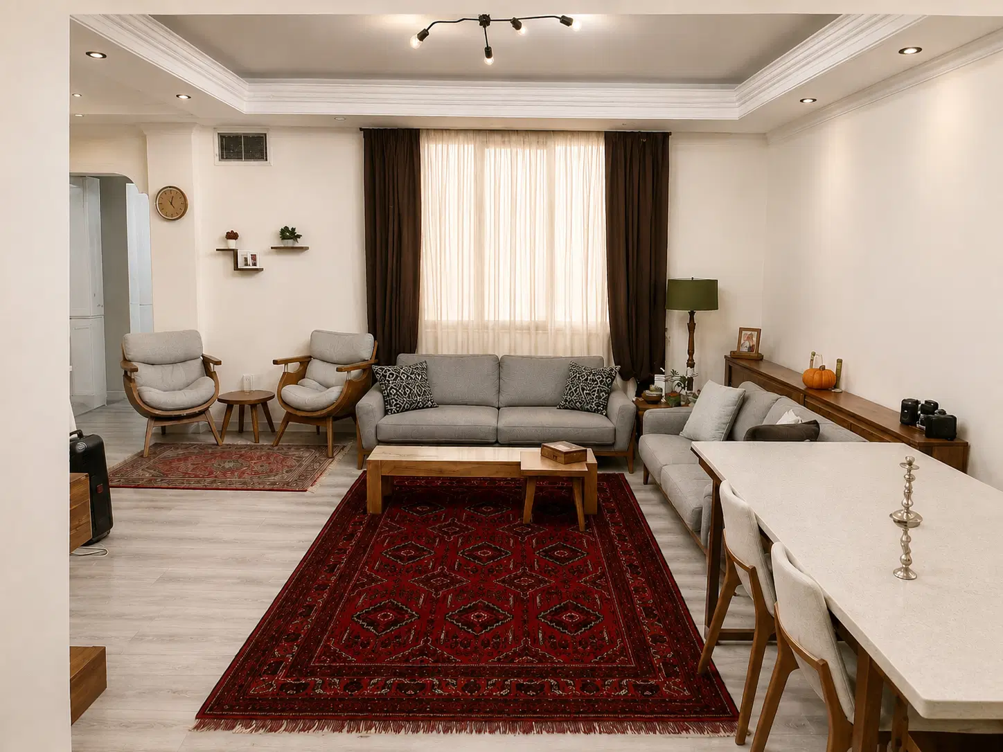 ۹۰ متر ۲ خواب  فول امکانات جنت آباد