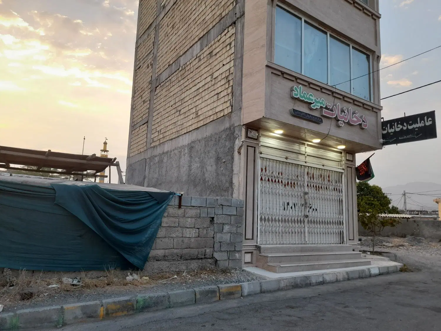 فروش زمین تجاری در خیابان کنار بانک ملی رودان