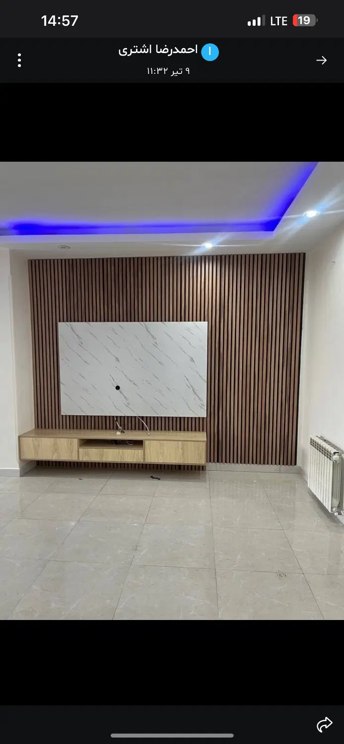 ۱۱۰متر 2خوابه خوش نقشه شیک فول امکانات +2پارکینک