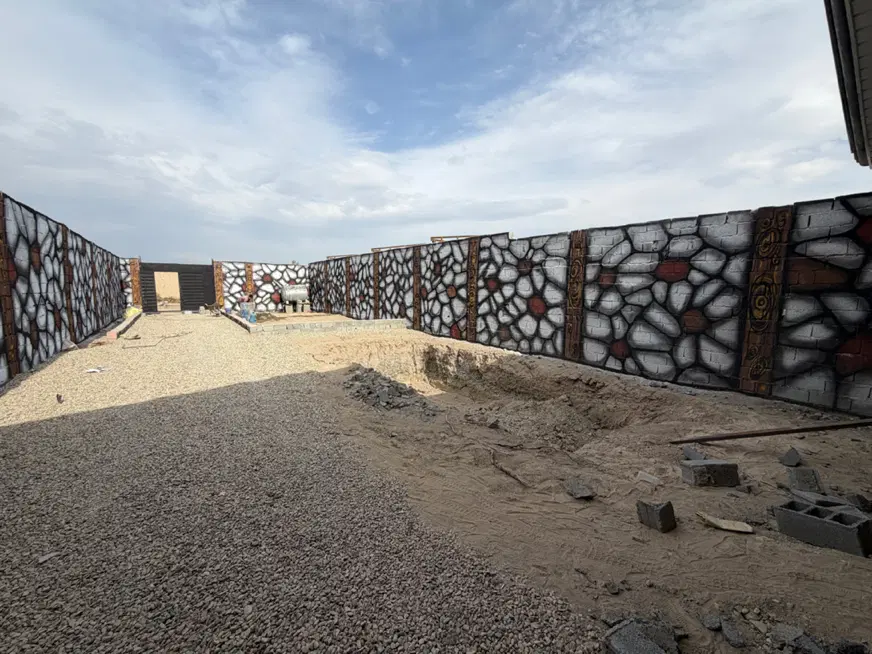 ویلا باغچه نیمه کاره چهاردیواری